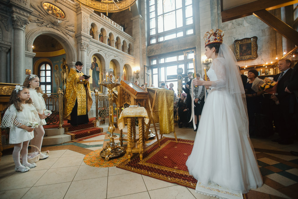 Таинство венчания в Часовне Казанской иконы Божией Матери