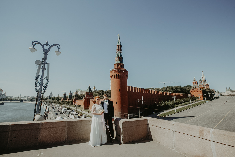 Свадебная фотосессия на Красной Площади